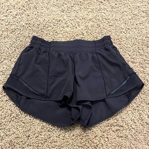 Lululemon Black Hotty Hot Shorts